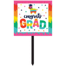 Fiesta Fun Grad Lawn Sign