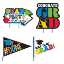 Multicolor Graduation Yard Signs