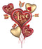 Valentine Balloon Bouquet - Satin Love