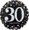 30th Birthday Balloon -Sparkling Celebration, 18in