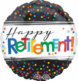 Happy Retirement Celebration Balloon 17in