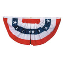 Medium 18" x 36" Pleated Fan Bunting