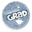 Silver Congrats Grad 17" Mylar Balloon