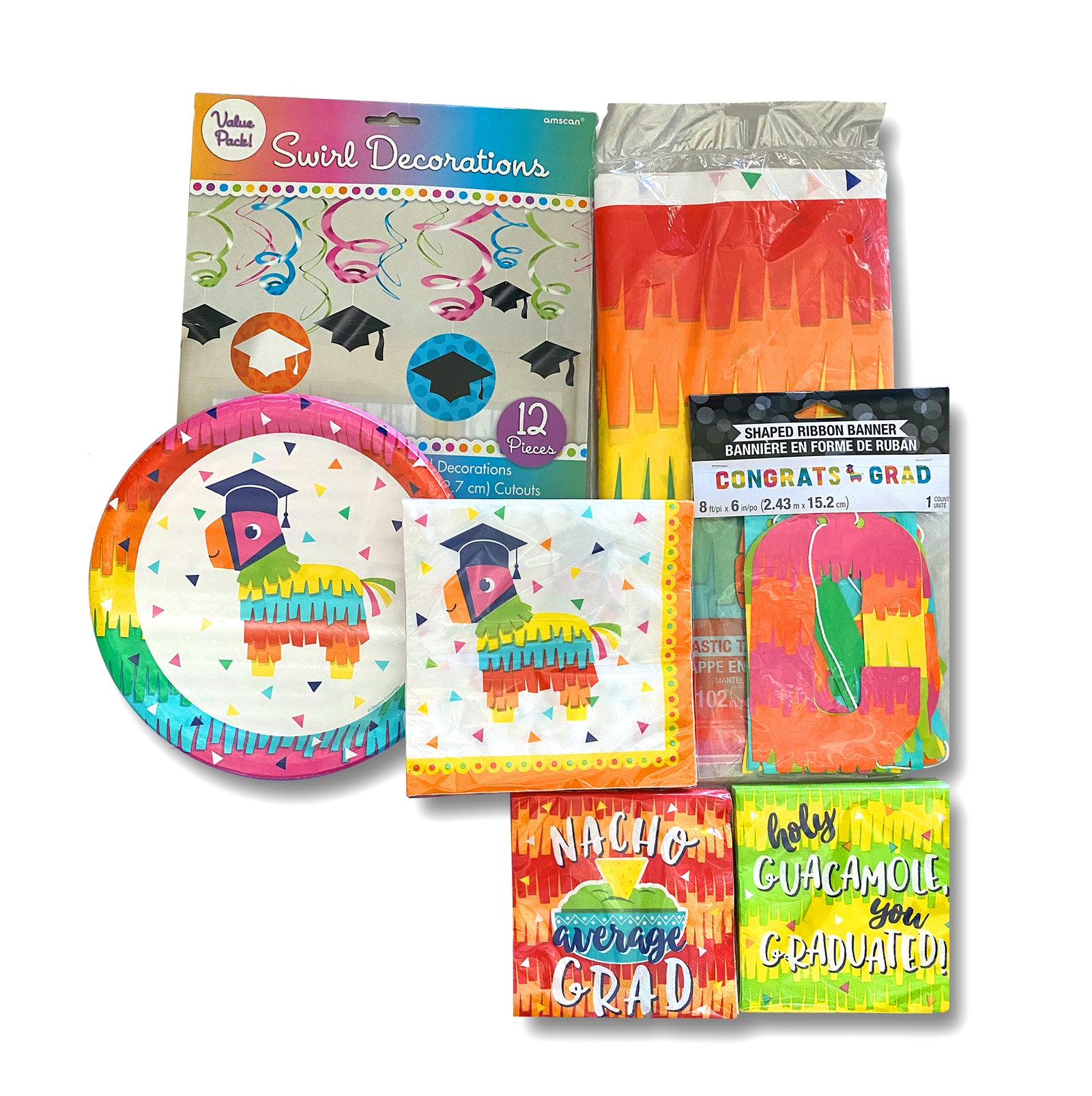Fiesta Fun Graduation Party Kit For 8 – itzaparty Stores