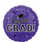 Purple Congrats Grad 17" Mylar Balloon